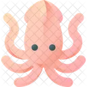 Calmar Animal Fruits De Mer Icon