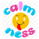 Cute Emoji Cute Smile Calmness Icon