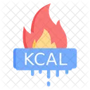 Calories Kcal Burning Icono