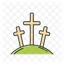 Calvary Hill Three Cross Icon