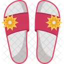 Plano Chanclas Calzado Icono