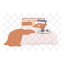 Cama cómoda  Icono
