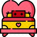 Cama de amor  Icono