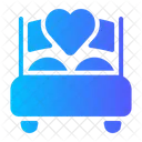 Cama de amor  Icono