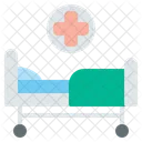 Cama De Hospital Hospital Cama De Paciente Icono