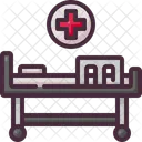 Cama de hospital  Icono
