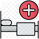 Cama de hospital  Icono