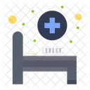 Cama de hospital  Icono