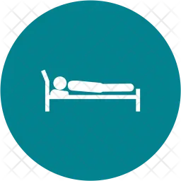 Cama de dormir  Icono