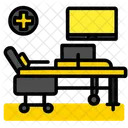Cama hospitalar  Ícone