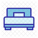 Cama individual  Icono