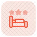 Cama de tres estrellas  Icono