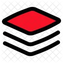Camada Camadas Design De Fita Icon