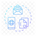 Camada De Aplicacao Tcpip Protocolo De Rede Ícone