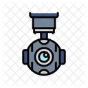 Camara Cardan Antena Icono