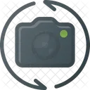 Camara Girar Vertical Icono