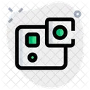 Cámara de acción Icono
