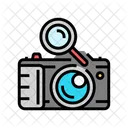 Camara Busqueda Lupa Icono