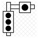 Cámara de monitoreo de tráfico  Icono
