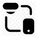 Conexión de cámara de seguridad  Icono