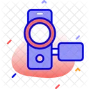 Camara De Video Grabadora Flim Icono