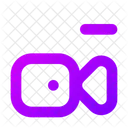 Menos Camara De Video Quitar Camara De Video Icono