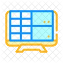 Monitor De Camara Monitor De Seguridad Monitor Icono