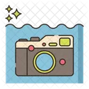 Camara Subacuatica Camara Impermeable Camara De Buceo Icono