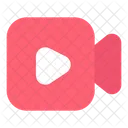 Cámara de vídeo  Icono