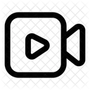 Cámara de vídeo  Icono