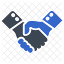 Acuerdo Negocio Apreton De Manos Icon