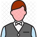 Camarero Avatar Profesional Icono