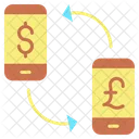 Transacao Movel Cambio De Moeda Dolar Em Libra Ícone