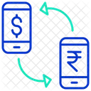 Transacao Mmoney Cambio De Moeda Dolar Para Rupia Ícone