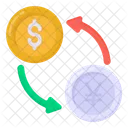 Troca De Dinheiro Cambio De Moeda Troca De Dinheiro Ícone