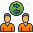 Cambiar Empleado Reemplazar Icon