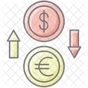 Currency Exchange Awesome Outline Icon Travel And Tour Icons Ícone