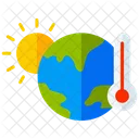 Cambio Climatico Planeta Tierra Ecologia Y Medio Ambiente Icono