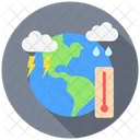 Cambio Climatico Calentamiento Global Gases De Efecto Invernadero Icon