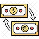 Dinero Cambio Dolar Icon