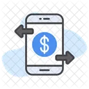 Cambio De Moneda En Linea Cambio De Divisas Cambio De Bitcoin Icono