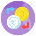 Cambio de divisas  Icono