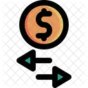 Cambio de dolar  Icono