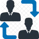 Cambio De Empleado Transicion Movimiento Icon