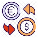 Cambio de divisas  Icono