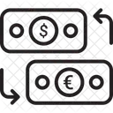 Exchange Forex Acciones Icono