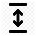 Cambio De Tamano Vertical Cambio De Tamano Flechas Icon