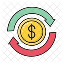 Dolar Transferencia Cambio Icon