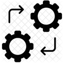 Engrenagem De Troca Roda Dentada De Transferencia Configuracao Ícone