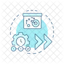 Cambio Transicional Cambio Negocio Icon